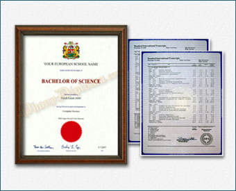 International College  Diploma and Transcripts, European Design #2 Europe 2 D+T